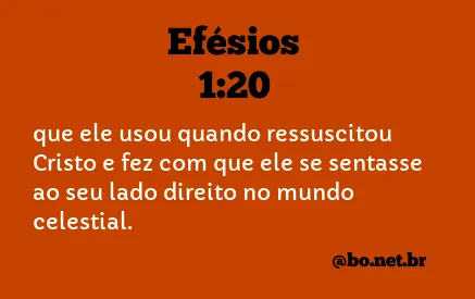 Efésios 1:20 NTLH