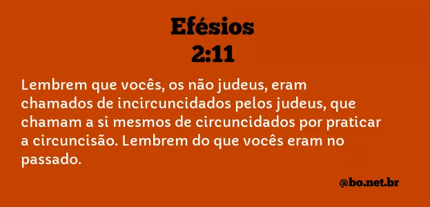 Efésios 2:11 NTLH