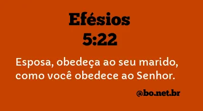 Efésios 5:22 NTLH