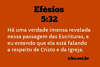 Efésios 5:32 NTLH