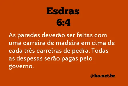 Esdras 6:4 NTLH