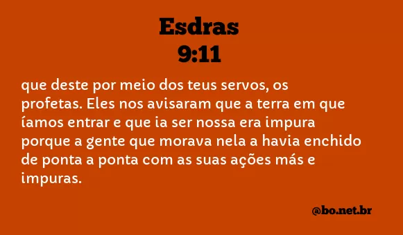 Esdras 9:11 NTLH