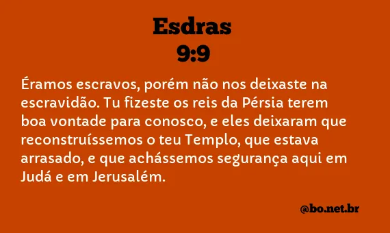 Esdras 9:9 NTLH