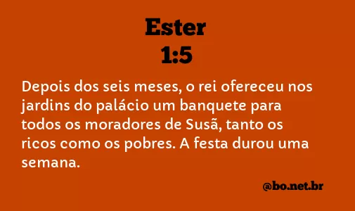 Ester 1:5 NTLH