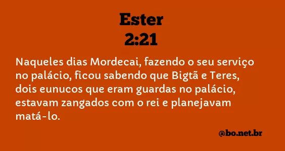 Ester 2:21 NTLH