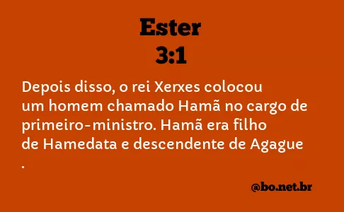 Ester 3:1 NTLH