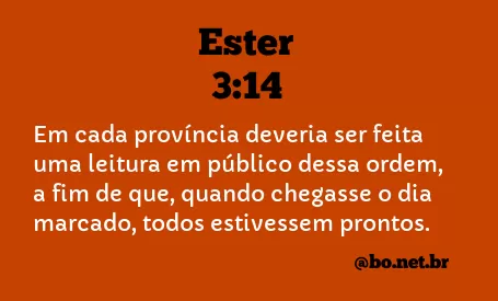 Ester 3:14 NTLH