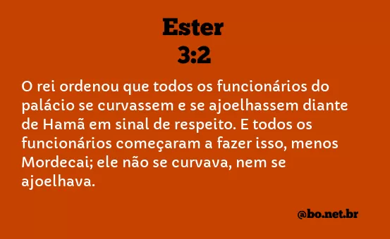 Ester 3:2 NTLH