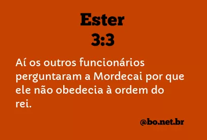 Ester 3:3 NTLH