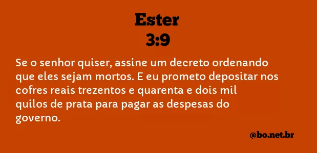 Ester 3:9 NTLH