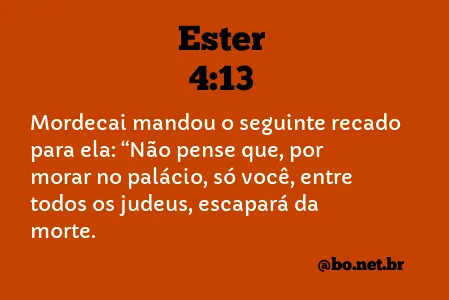 Ester 4:13 NTLH