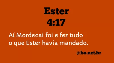 Ester 4:17 NTLH