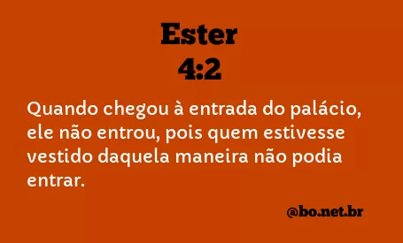 Ester 4:2 NTLH