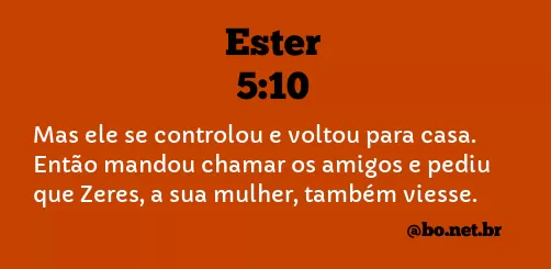 Ester 5:10 NTLH