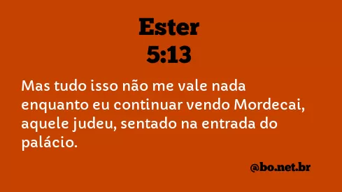 Ester 5:13 NTLH