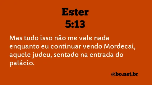 Ester 5:13 NTLH