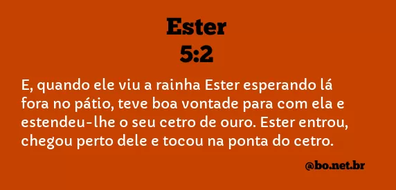 Ester 5:2 NTLH