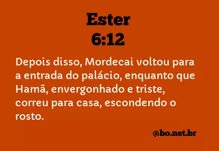 Ester 6:12 NTLH