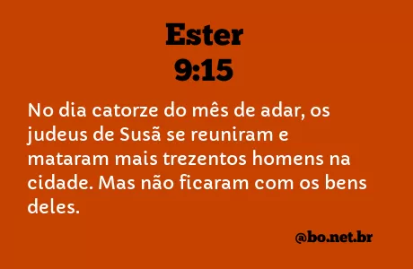 Ester 9:15 NTLH