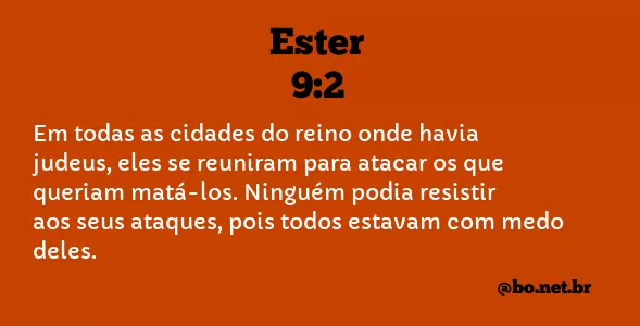 Ester 9:2 NTLH