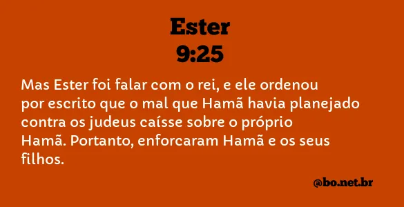 Ester 9:25 NTLH