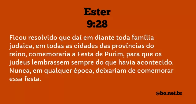 Ester 9:28 NTLH