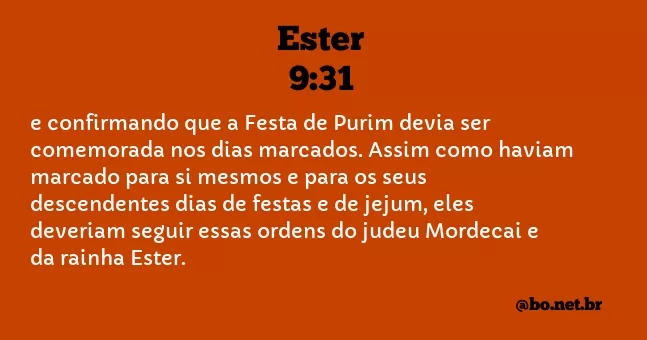 Ester 9:31 NTLH