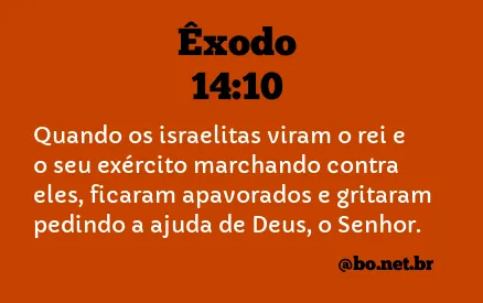 Êxodo 14:10 NTLH