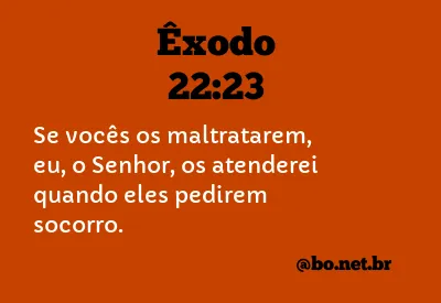 Êxodo 22:23 NTLH