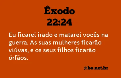 Êxodo 22:24 NTLH