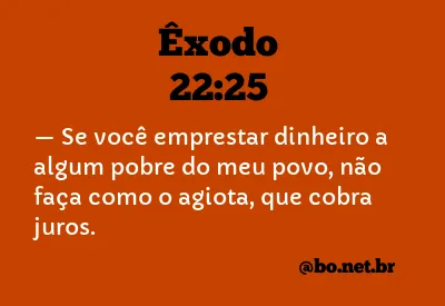 Êxodo 22:25 NTLH