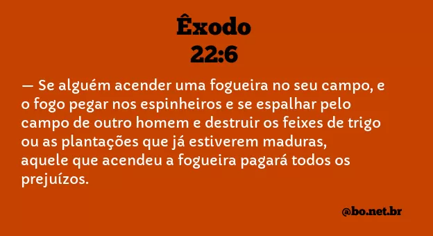 Êxodo 22:6 NTLH