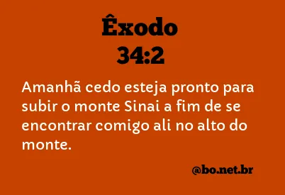 Êxodo 34:2 NTLH