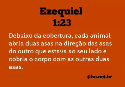 Ezequiel 1:23 NTLH