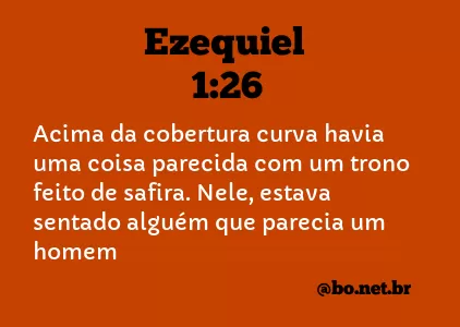 Ezequiel 1:26 NTLH