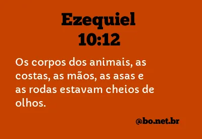 Ezequiel 10:12 NTLH