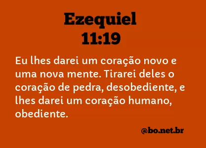 Ezequiel 11:19 NTLH