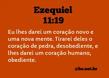 Ezequiel 11:19 NTLH