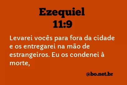Ezequiel 11:9 NTLH