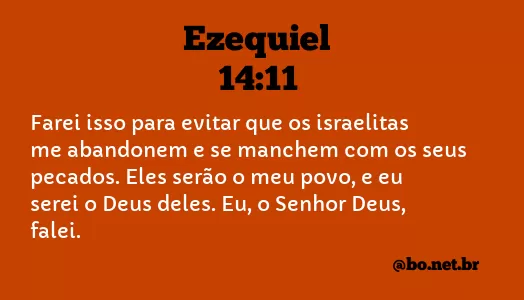Ezequiel 14:11 NTLH