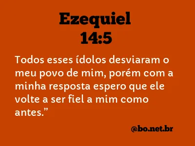 Ezequiel 14:5 NTLH