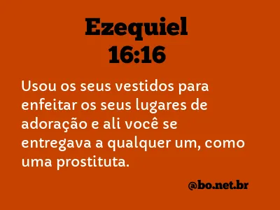 Ezequiel 16:16 NTLH