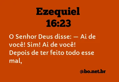 Ezequiel 16:23 NTLH