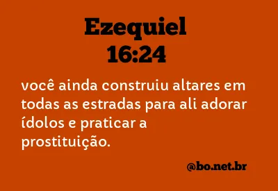 Ezequiel 16:24 NTLH