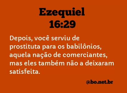 Ezequiel 16:29 NTLH