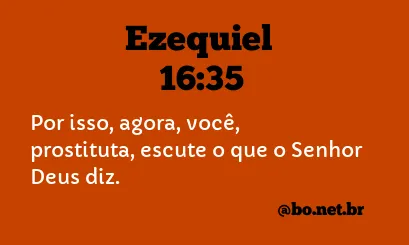 Ezequiel 16:35 NTLH