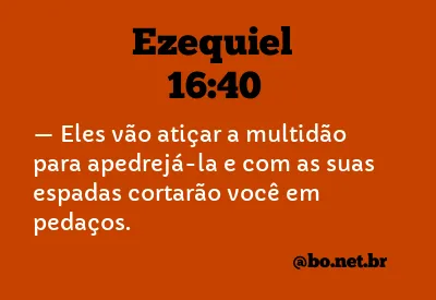 Ezequiel 16:40 NTLH