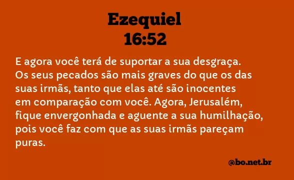 Ezequiel 16:52 NTLH