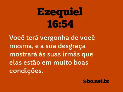 Ezequiel 16:54 NTLH