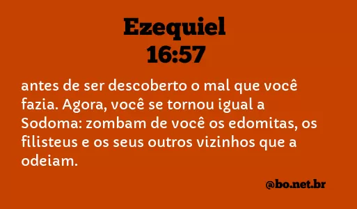 Ezequiel 16:57 NTLH